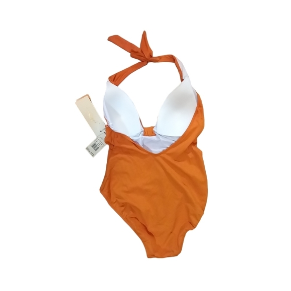 NWT $158 Gottex Liv Deep Plunge Halter  Size 8 - Picture 4 of 5